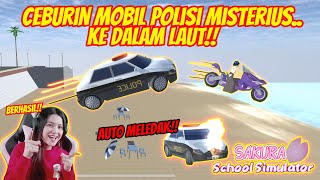 CARA MENGALAHKAN MOBIL POLISI MISTERIUS!! GAMPANG BANGET!! SAKURA SCHOOL SIMULATOR - Part 101