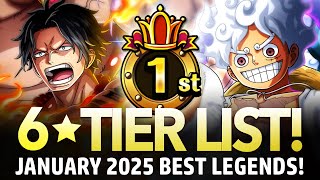 ★6 TIER LIST! Best Legends January 2025! (ONE PIECE Treasure Cruise)