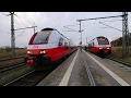 Bahnhof Lietzow  mit ÖBB Triebwagen und RAILSYSTEMS RP GMBH Lok.