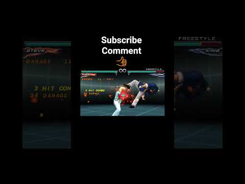 tekken5dr Steve fox simple combo ☠️#tekken8 #ppsspp #youtubeshorts #Japan