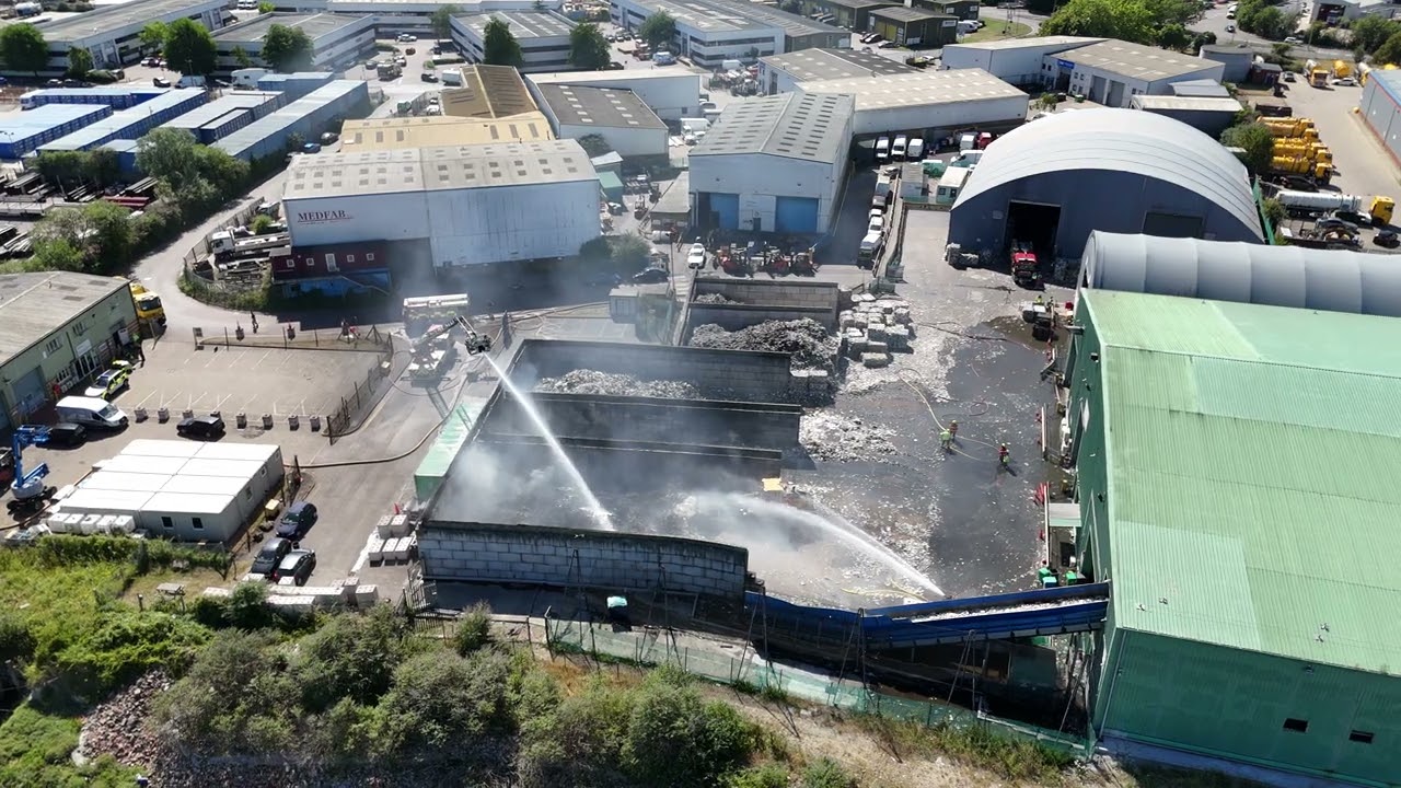 Viridor Medway City Estate Fire 11th July 2025 - Video 4