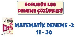Download Sorubüs Lgs Denemeleri -2 / Matematik 11-20 Video MP3 Sorubüs Lgs Denemeleri -2 / Matematik 11-20