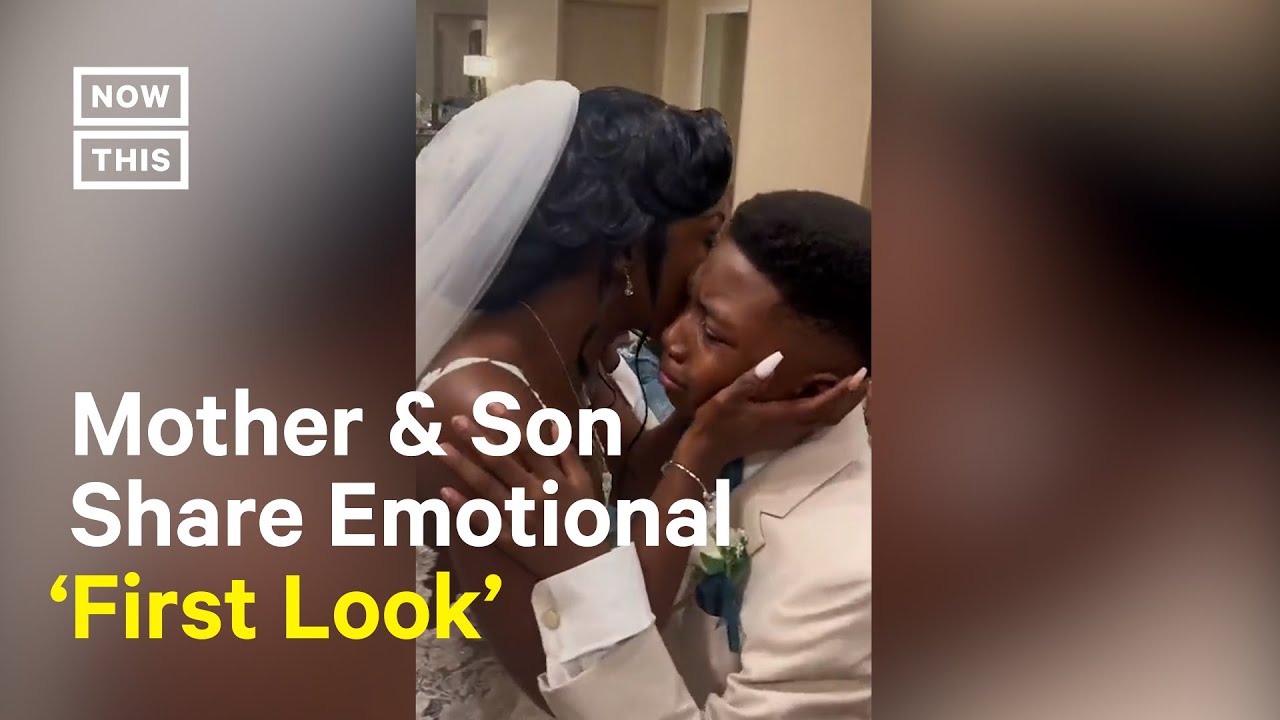 Son Sheds Tears of Joy in ‘First Look’ Ahead of Mom’s Wedding