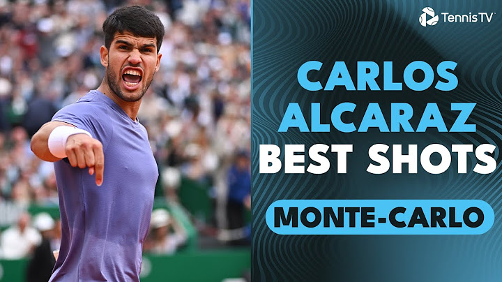 Carlos Alcaraz's Best Shots From Title Winning Week In Monte-Carlo!