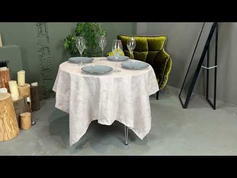 Скатертина тефлонова, водовідштовхувальна, Турецька, WATER PROFF (Під замовлення, або стандартний розмір), відео 2