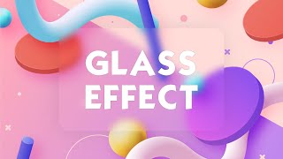 Glass Effect with CSS, Glassmorphism CSS, Frosted Glass Effect