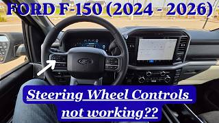 Ford F-150: Steering Wheel Controls Fuse Location (2024 - 2026)