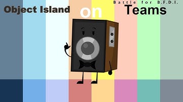 If Object Island Characters were on BFB Teams