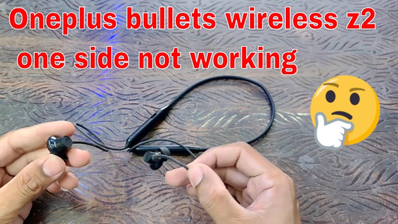 oneplus bullets wireless z2 one side not working | oneplus bluetooth headphones repair