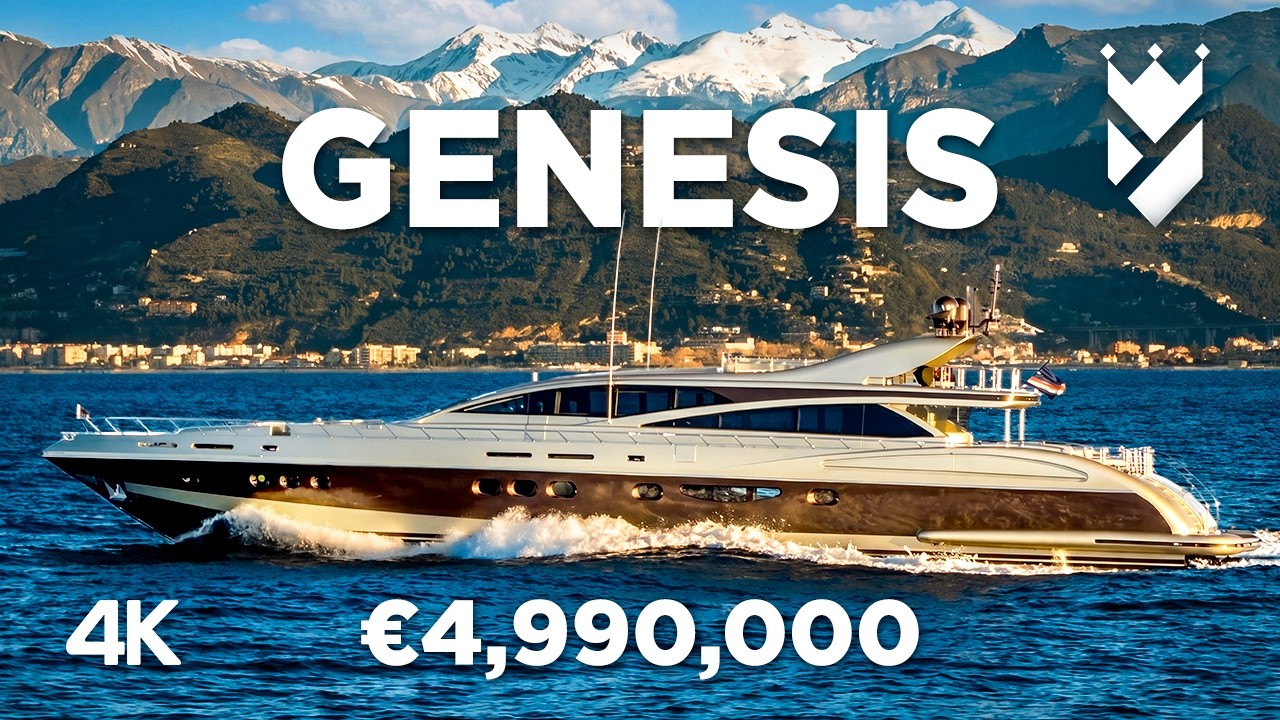 ⁣43m Genesis Yacht Tour | 33-Knot Kevlar Performance Yacht For Sale