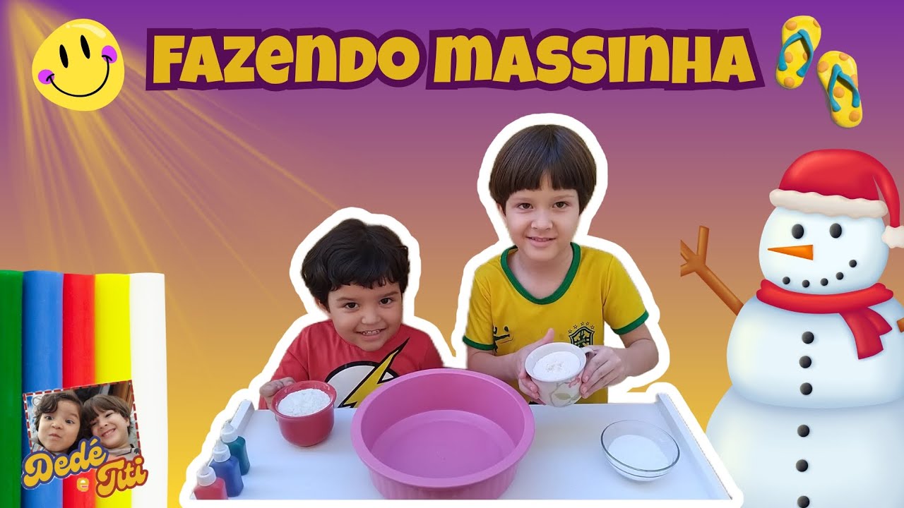 Dedé e Titi - Fazendo massinha 😃