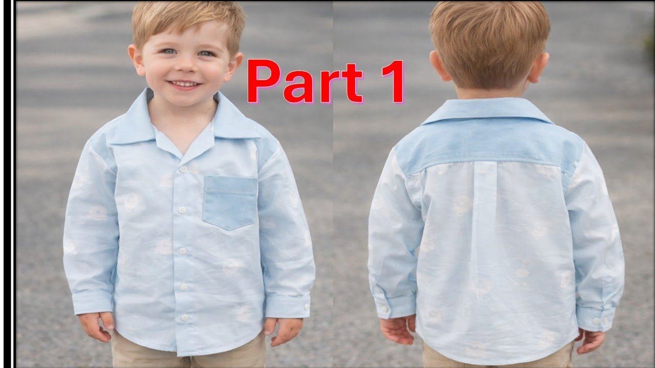 قميص أولاد خياطة – الجزء 1 | الأمام، جيب الصدر وقصّة الظهر
