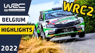 WRC2 Day 2 Highlights | WRC Ypres Rally Belgium 2022