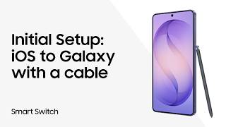 Use Smart Switch cable transfer to move your iOS data during Galaxy setup / Samsung US