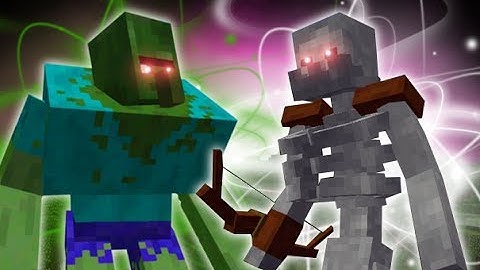 MUTANT ZOMBIE VS MUTANT SKELETON - Minecraft Mob Battles