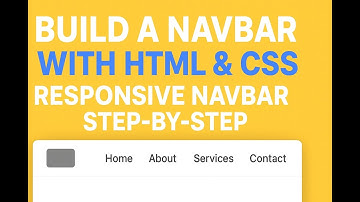 How to Build a Clean & Responsive Navbar for Your Landing Page | HTML & CSS Tutorial
