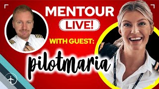 LIVE with Mentour Pilot and PilotMaria!