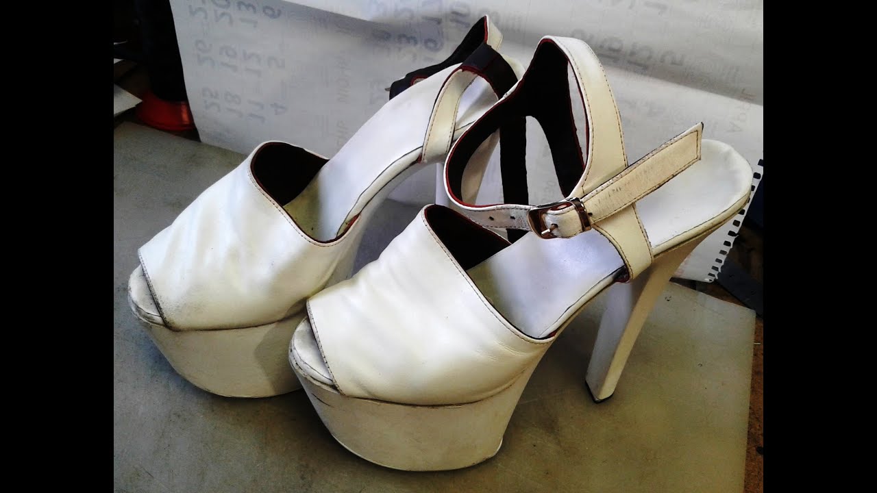 Ремонт, пошив танцевальной обуви (Стрипы). Запорожье - YouTube
