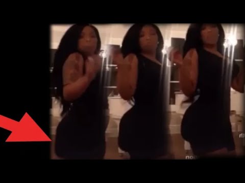 k Michelle's booty fall apart during live 😳 - YouTube