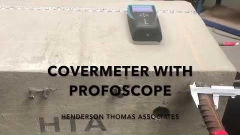 Detecting the Diameter of a Reinforcement Bar - 01707 657 212 testing@hendersonthomas.co.uk