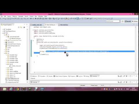 9. Creating a Web View