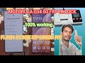 Motorola G34 5g frp remove Android 15 / motorola frp unlock #FLASH64 box / flash ic not detect solve