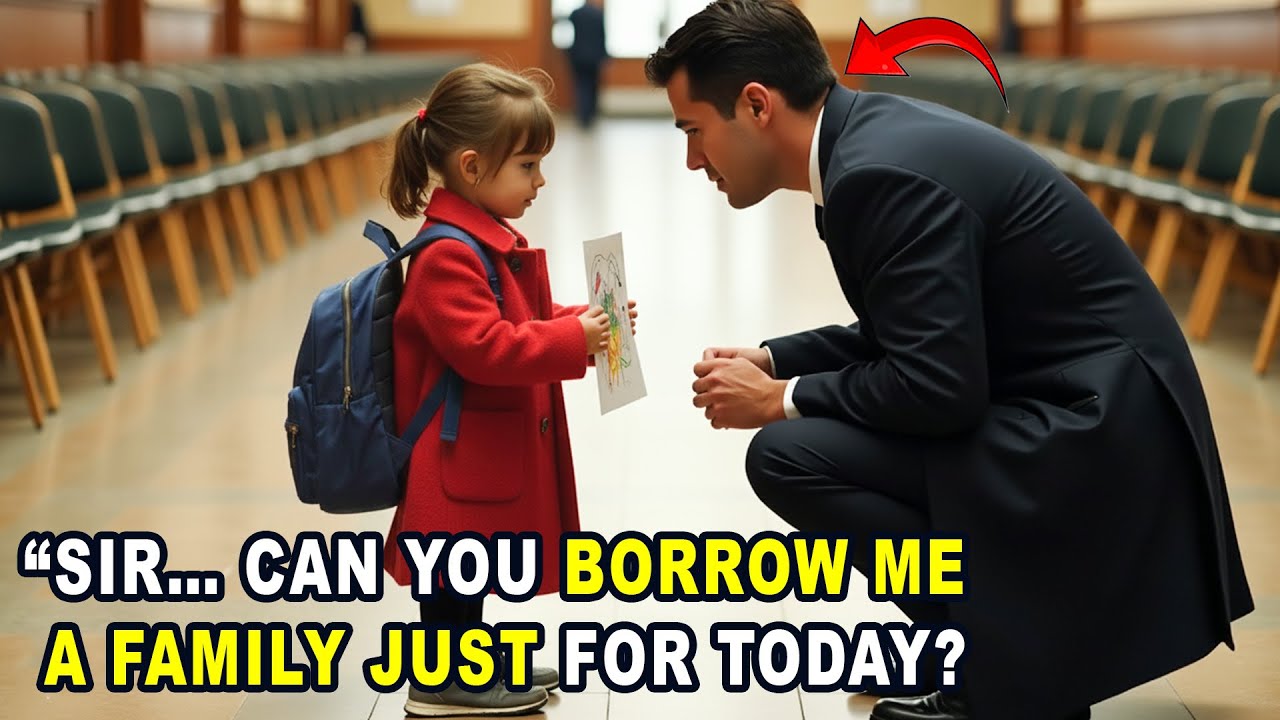 Little Girl Whispered, “Can You Borrow Me a Family” — The Moment the CEO Chose to Stay