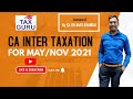 CA INTER TAXATION LECTURE-8 FOR MAY/NOV 2021 EXAM BY CA DR AMIT KHANDAL