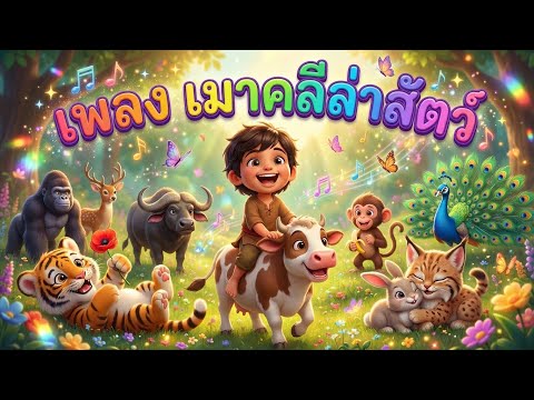 เพลงเมาคลีล่า(รัก)สัตว์ l เพลงเด็กอนุบาลสนุกๆ l เพลงเด็กเต้น 3ช่าสุดมัน