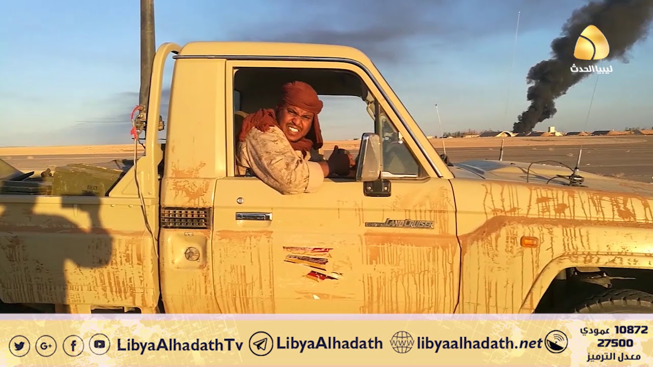 دخول القوات المسلحة إلى سبها لبسط الامن فيها وسط فرار بقايا الجماعات الإرهابية