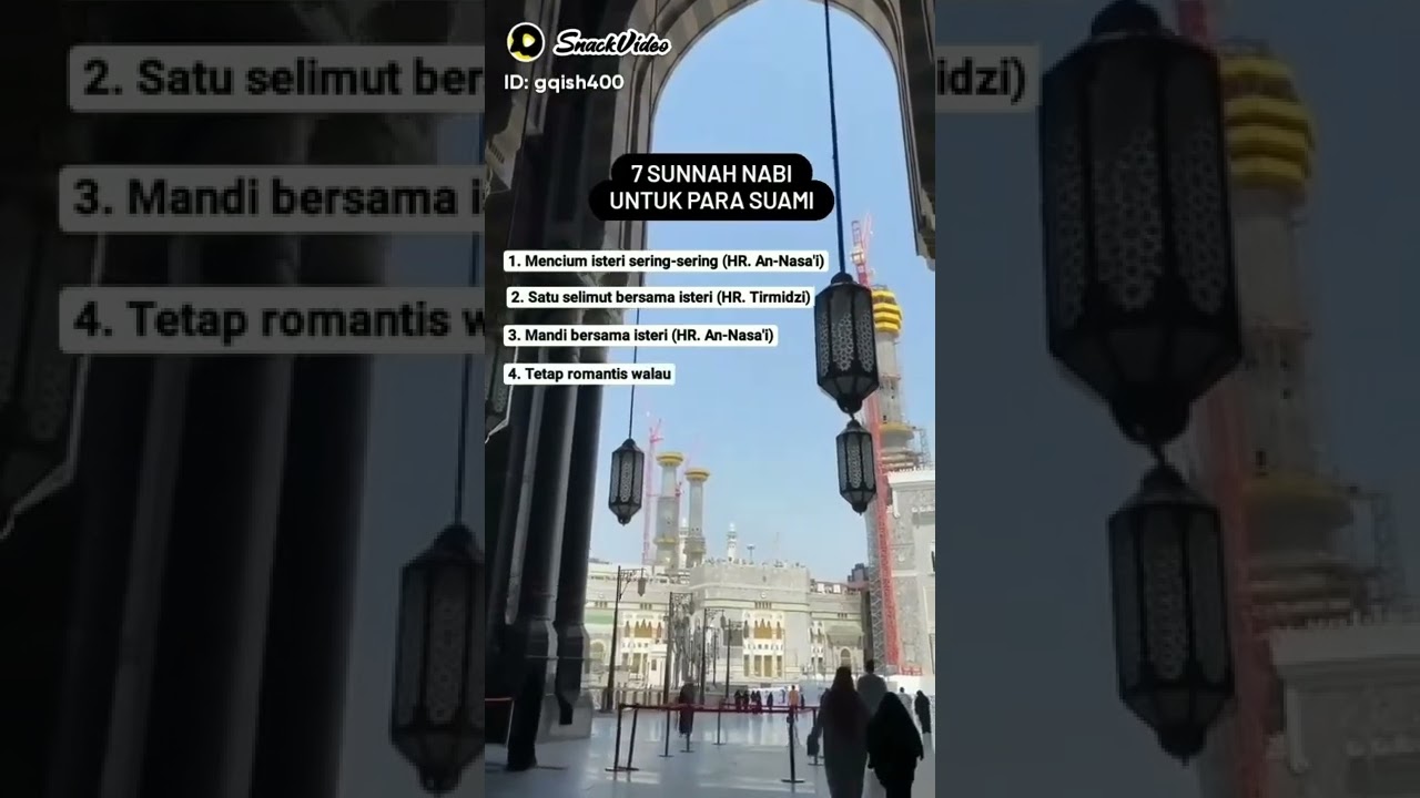 7 SUNNAH NABI BUAT PARA SUAMI