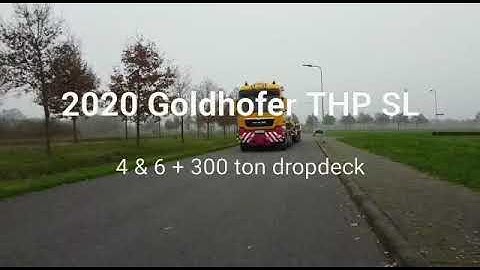DRONE FOOTAGE: 2020 Goldhofer THP/ SL 4 & 6 + Gooseneck + Dropdeck 300 ton | De Borg Trading Company