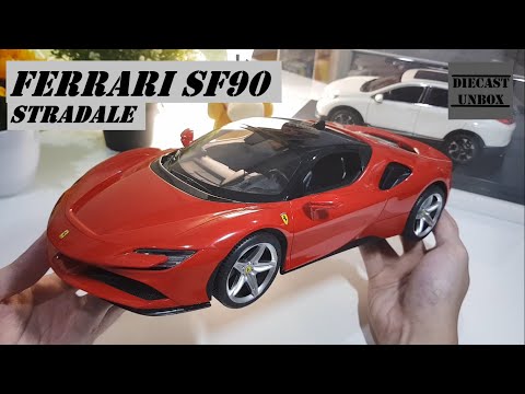 Rastar Télécommande Voiture - Ferrari SF90 Stradale 1:24