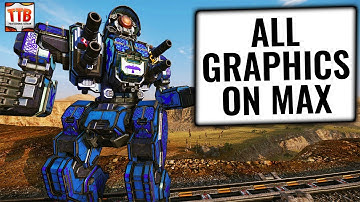 EVERYTHING ON MAX - FPS TEST: 1440p, 60fps, Vsync - Mechwarrior Online 2019 MWO