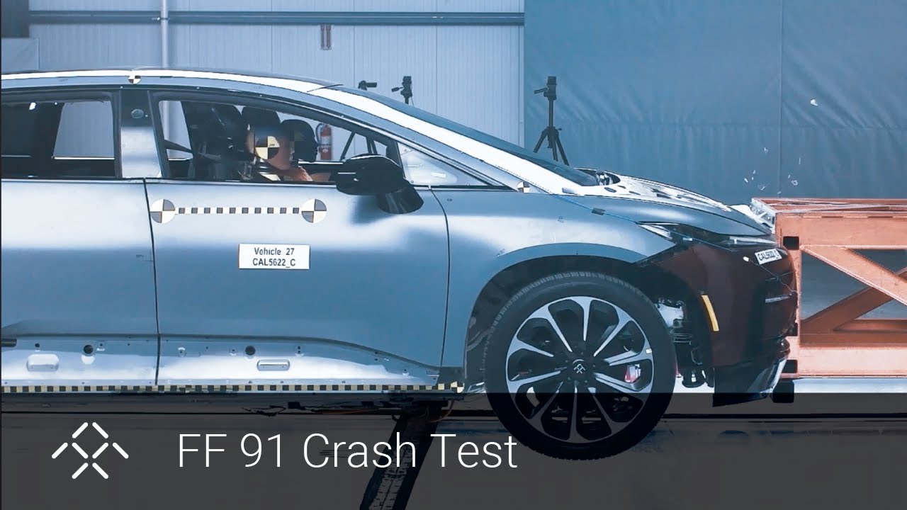 FF 91 Crash Test | Faraday Future | FFIE