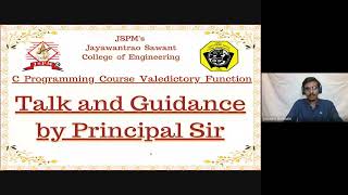 Valedictory Function of C Programming Course
