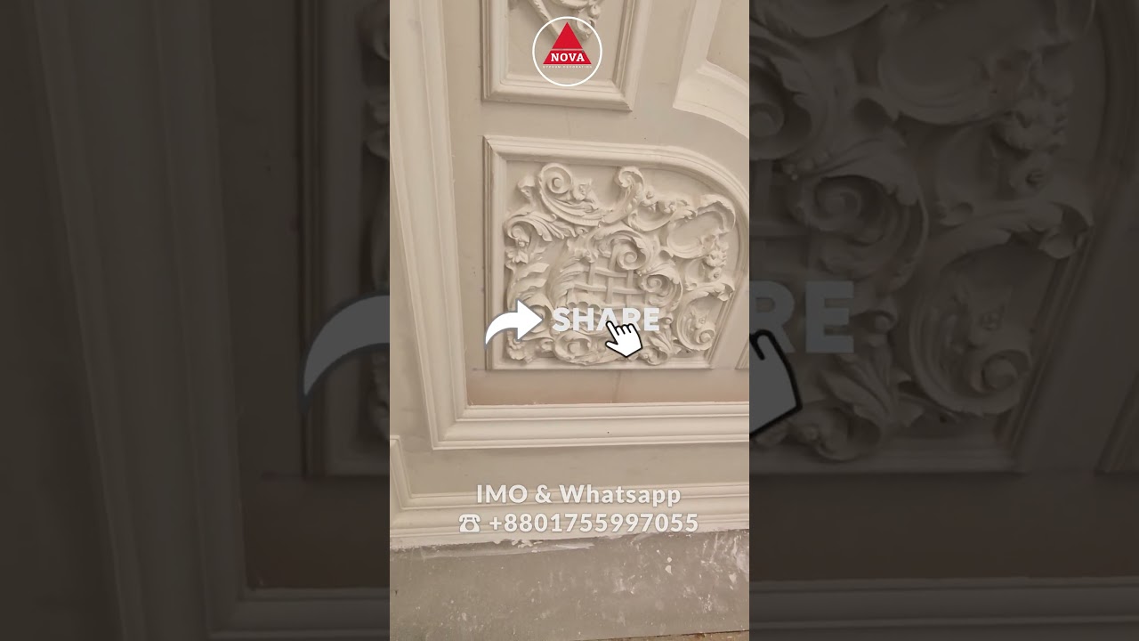 Make your home unique with a touch of your creativity in gypsum interior design #falseceilingdesign