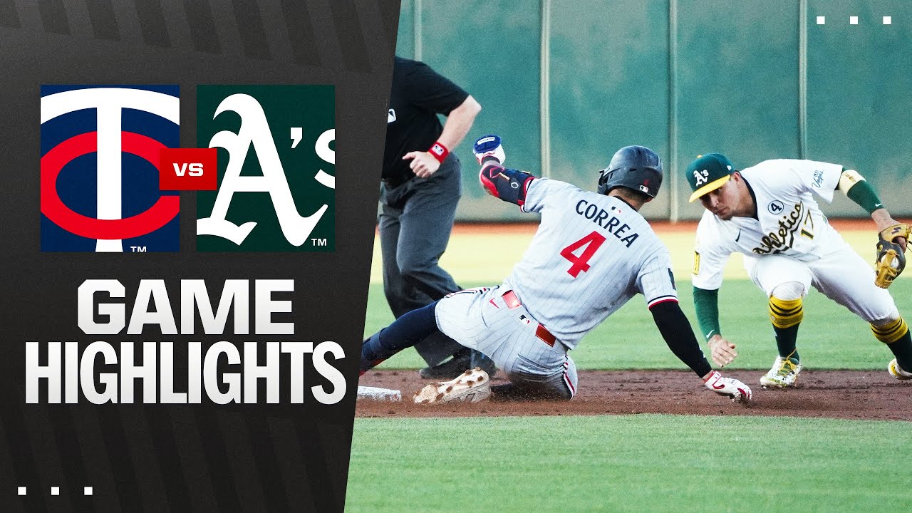 Twins vs. A's Game Highlights (6/2/25) | MLB Highlights - YouTube