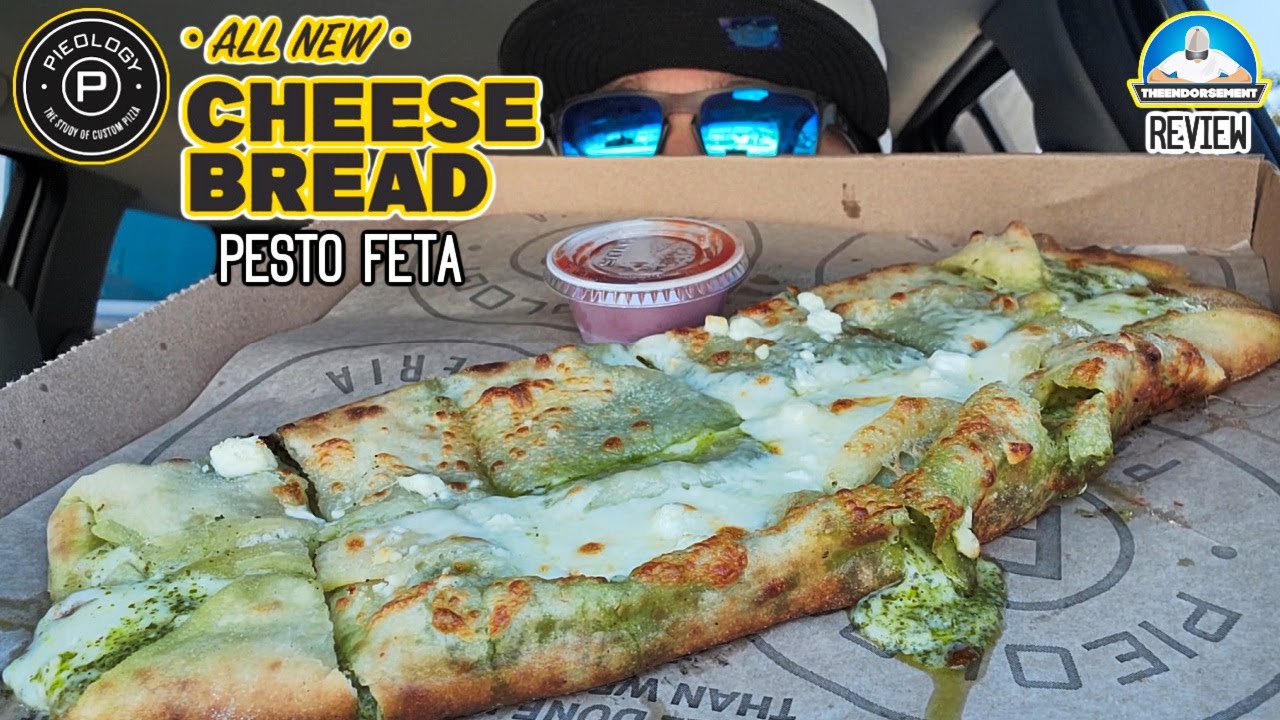 Pieology® Pesto Feta Cheese Bread Review! 🍕 🧀🥖 You FETA Believe IT