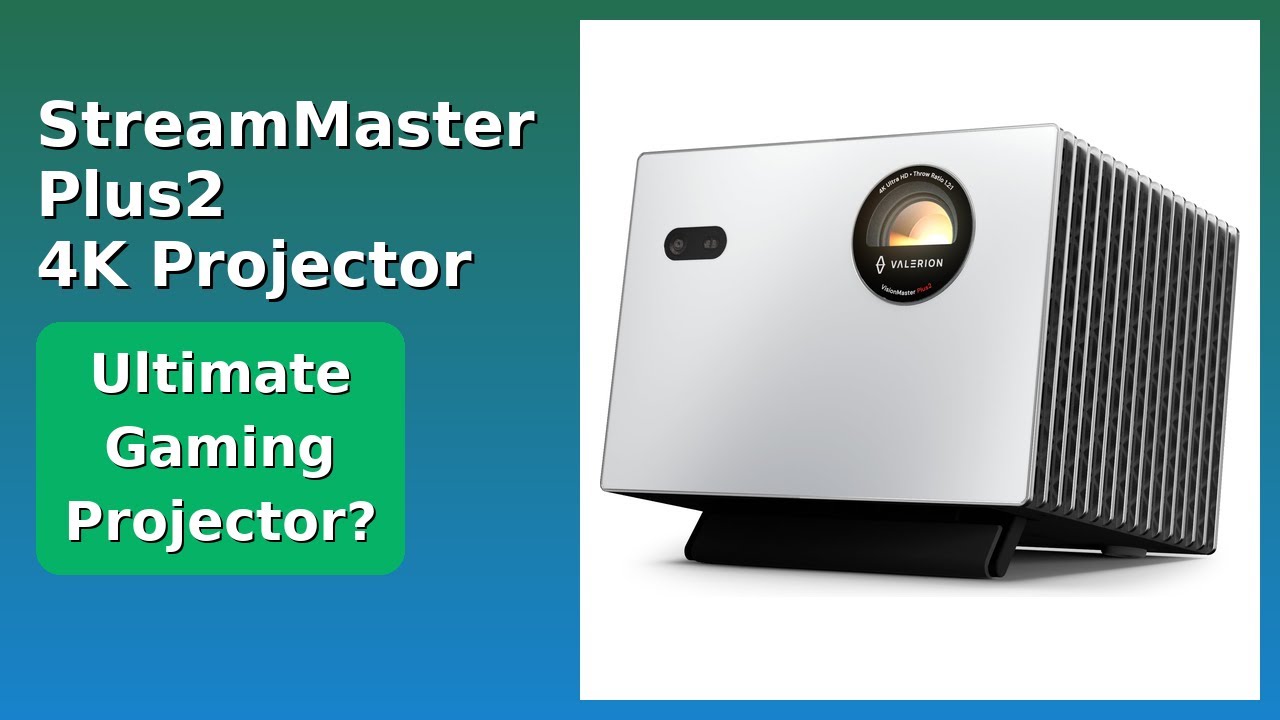 REVIEW (2025): StreamMaster Plus2 4K Projector. ESSENTIAL details.