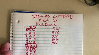 🤑PICK 3 WINNING WORK OUT!! WIN PICK 3 IN YOUR STATE!!