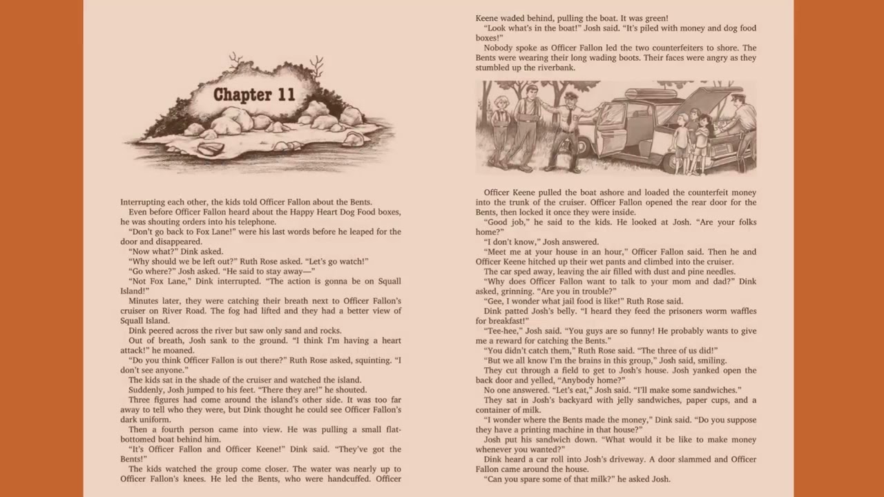 A-Z Mysteries: The Invisible Island Chapters 9, 10, & 11
