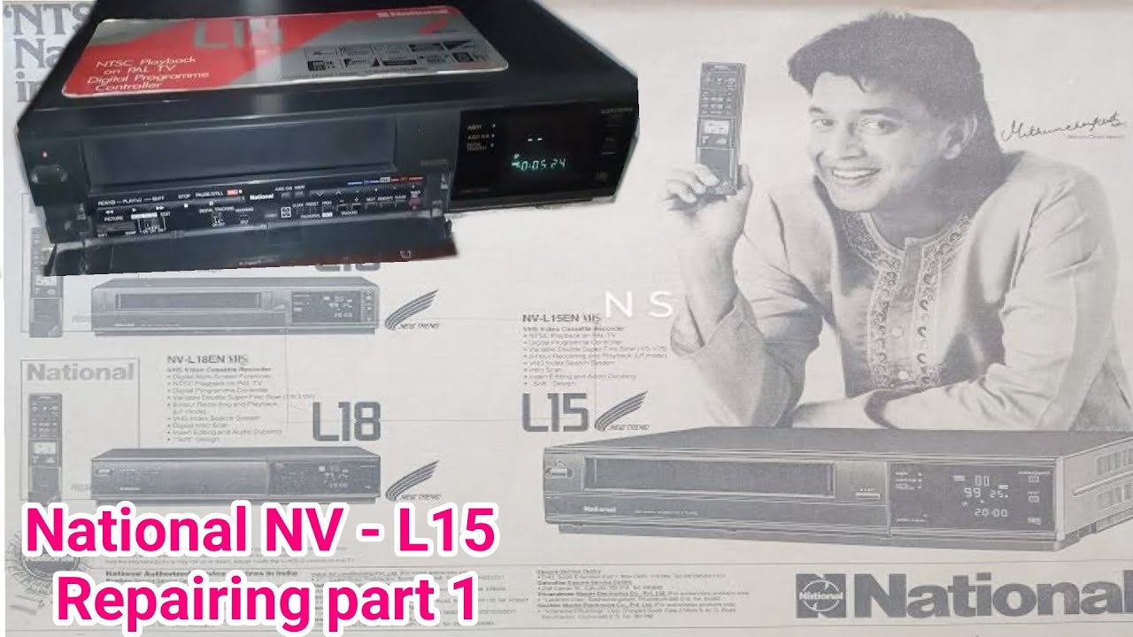 National NV- L15 VCR!repairing part 1 very hard work 💪💯