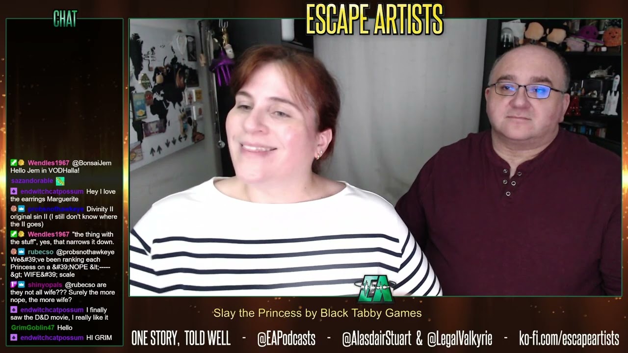 Complete VOD Night Cheese: SLAY THE PRINCESS by Black Tabby Games (Full Game Part 1)