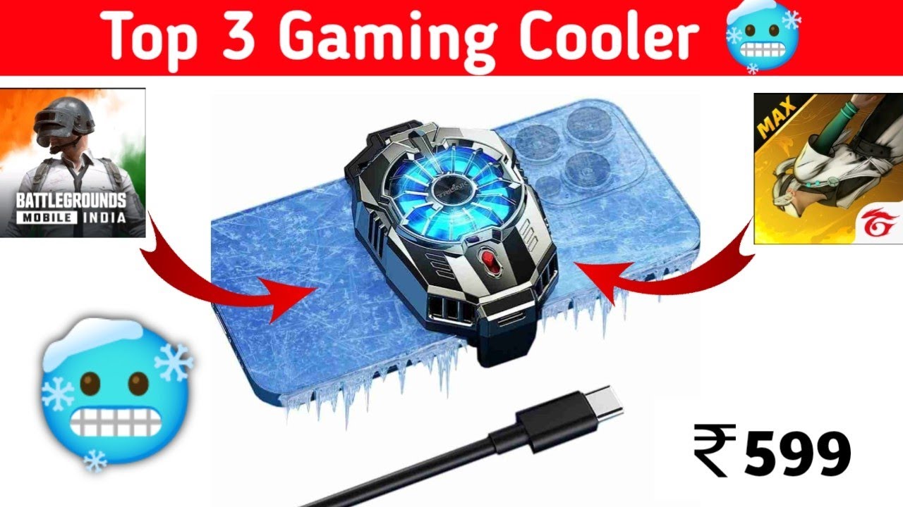 Top 3 Mobile Cooler 🥶 For Gaming Under 1000🔥 YouTube