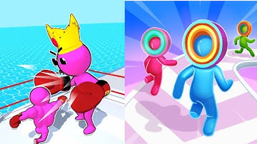 Level up Runner vs layer man 3d full gameplay android and ios #layerman #leveluprunner 