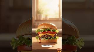 Anime Chef Makes a Juicy Burger From Scratch ?? #shorts #viral #trending #youtubeshorts #viralvideo