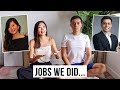 Jobs We Did Before Becoming YouTubers (and my fiancé's current job) ~ Emi & Chad