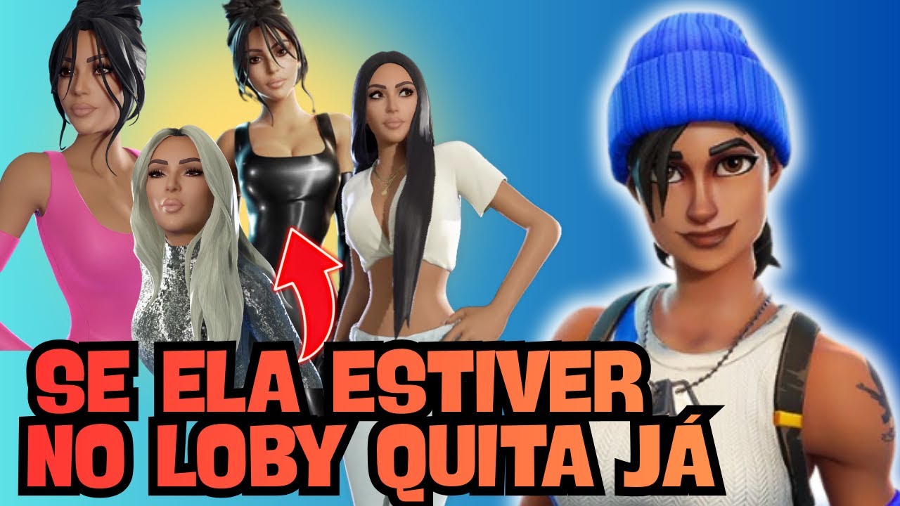 Todos se Renderam a Kim kardashian no Fortnite!