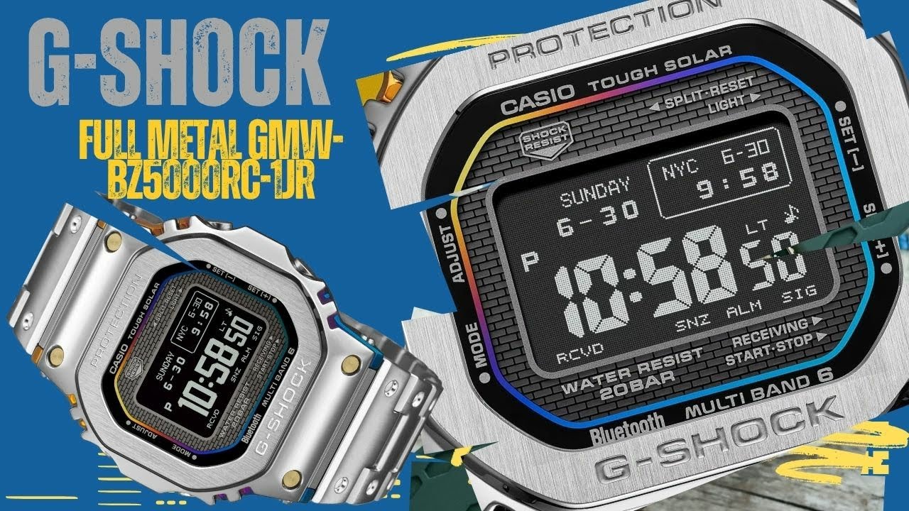 New Release G-Shock Full Metal GMW-BZ5000RC-1JR - YouTube